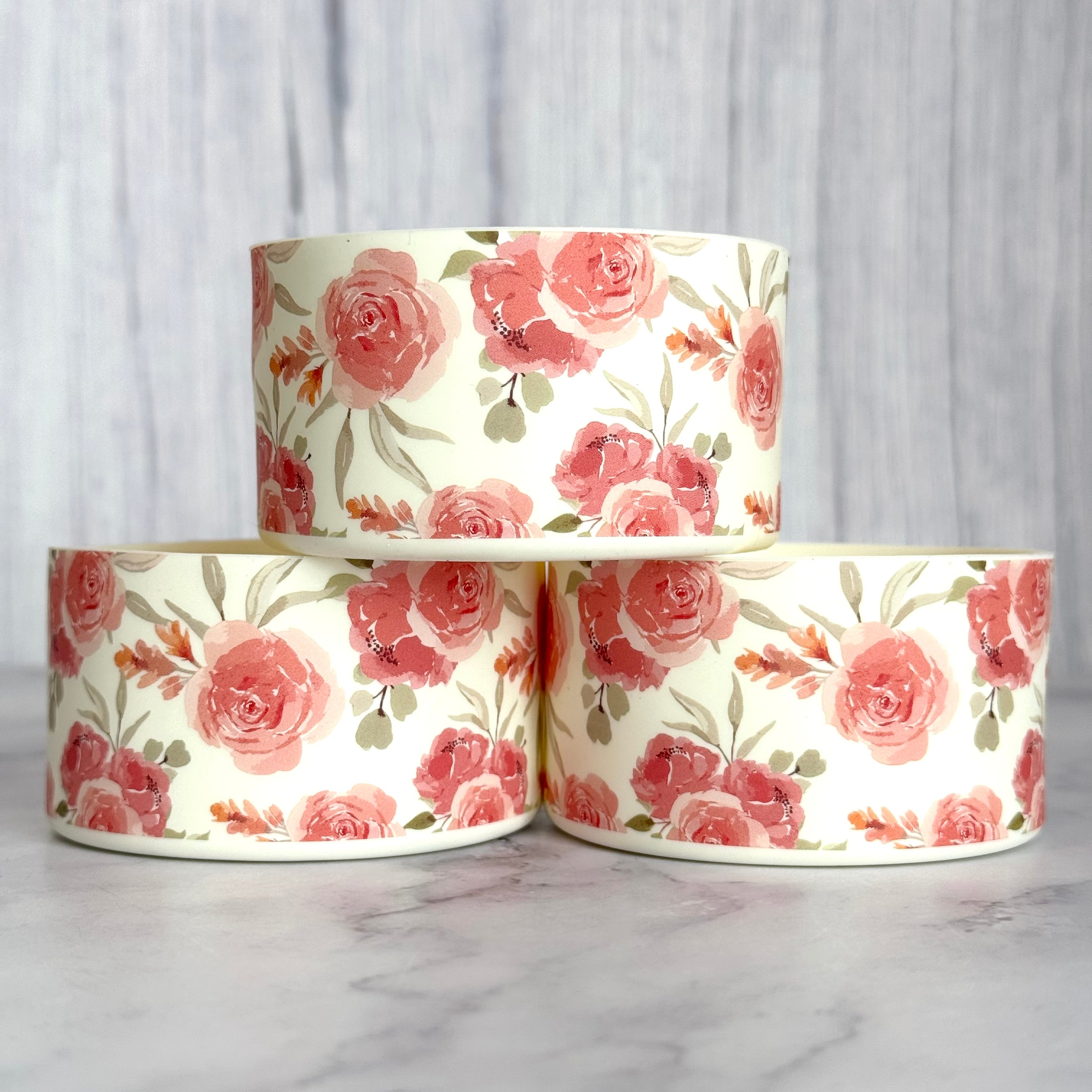 Peony Floral Cream  Boot