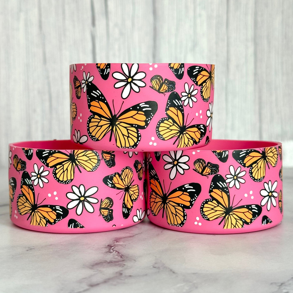 Pink BUTTERFLIES  Boot