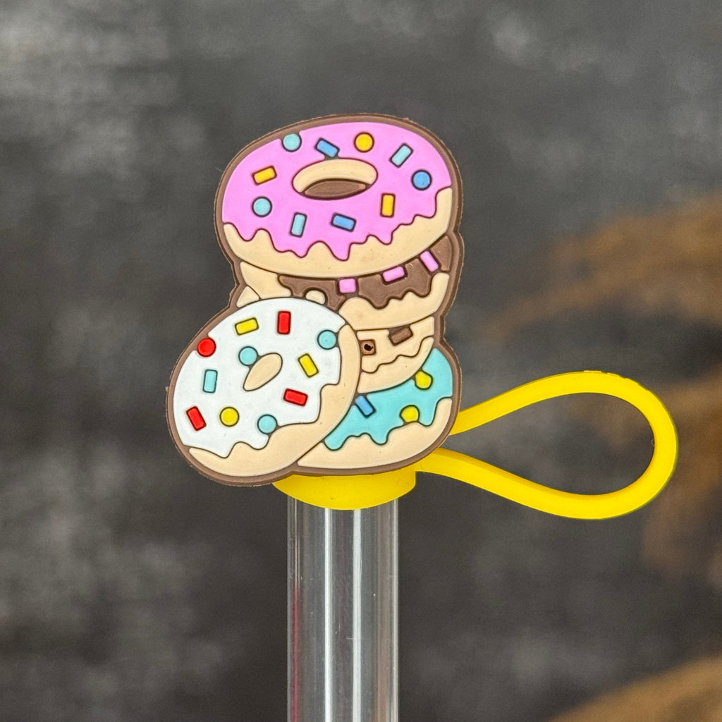 Donuts Stacked Straw Topper