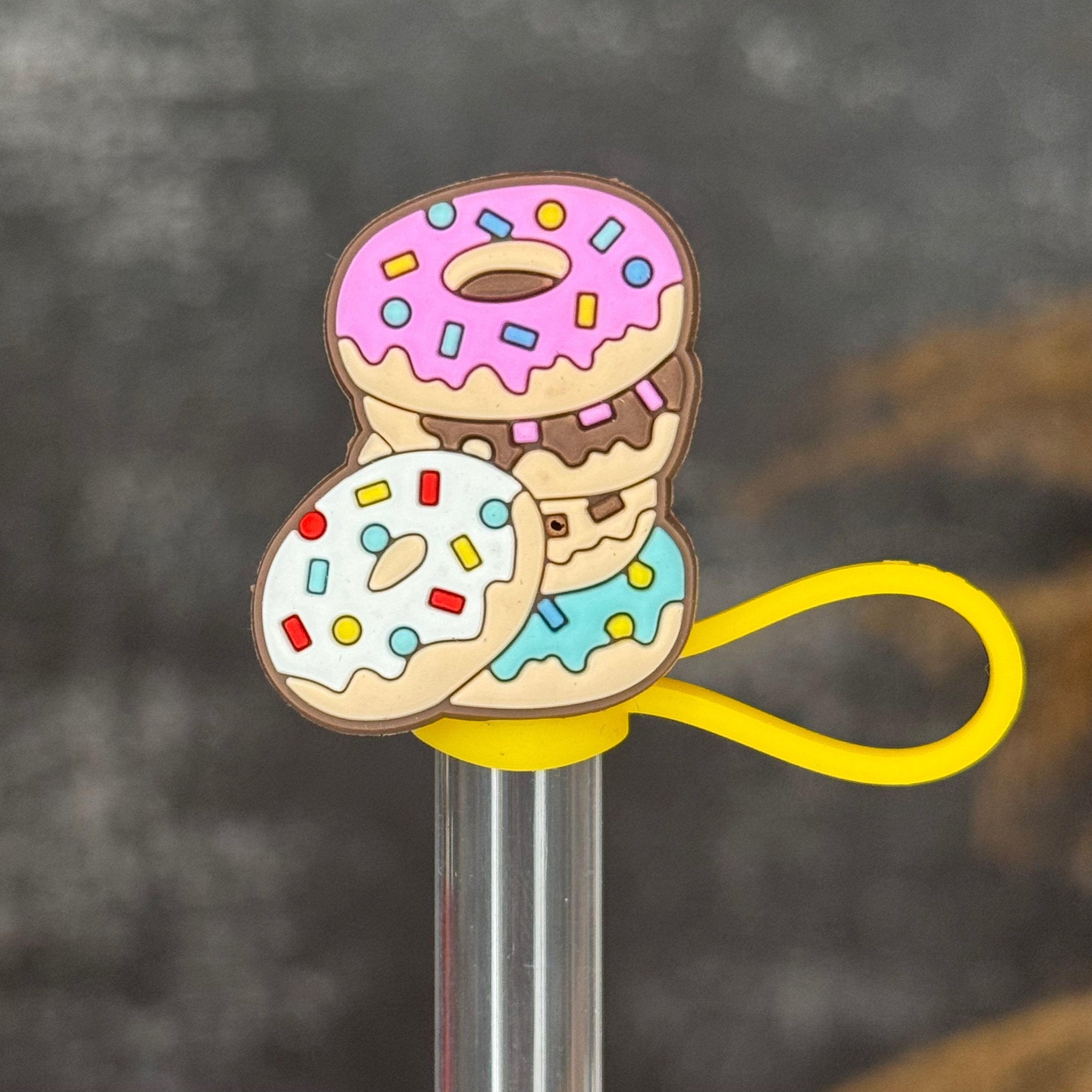 Donuts Stacked Straw Topper