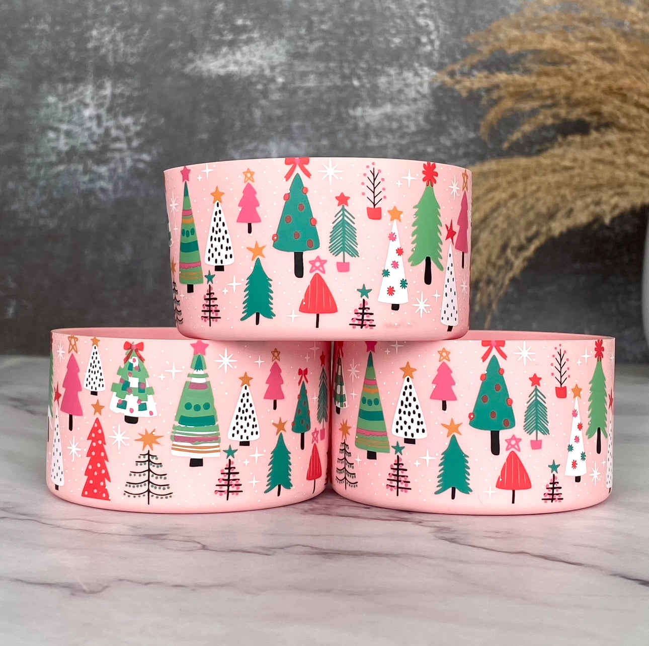 PINK CHRISTMAS TREES  Boot