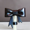 Dark Midnight Mirage 3D Bow Straw Topper