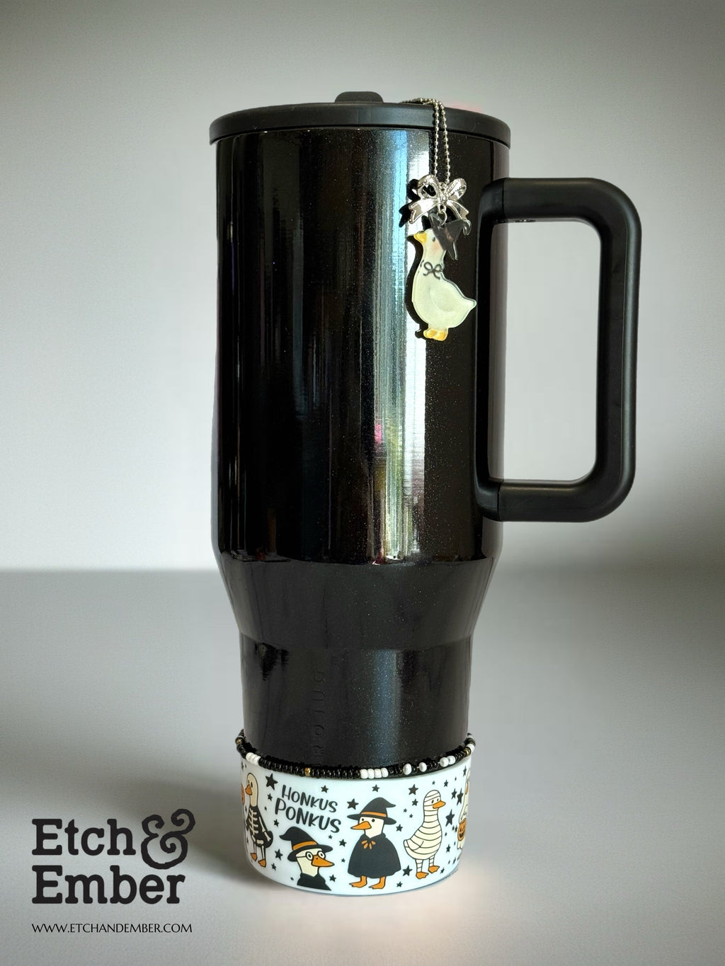 Witchy Waddle Goose Charm - Tumbler Handle Charm