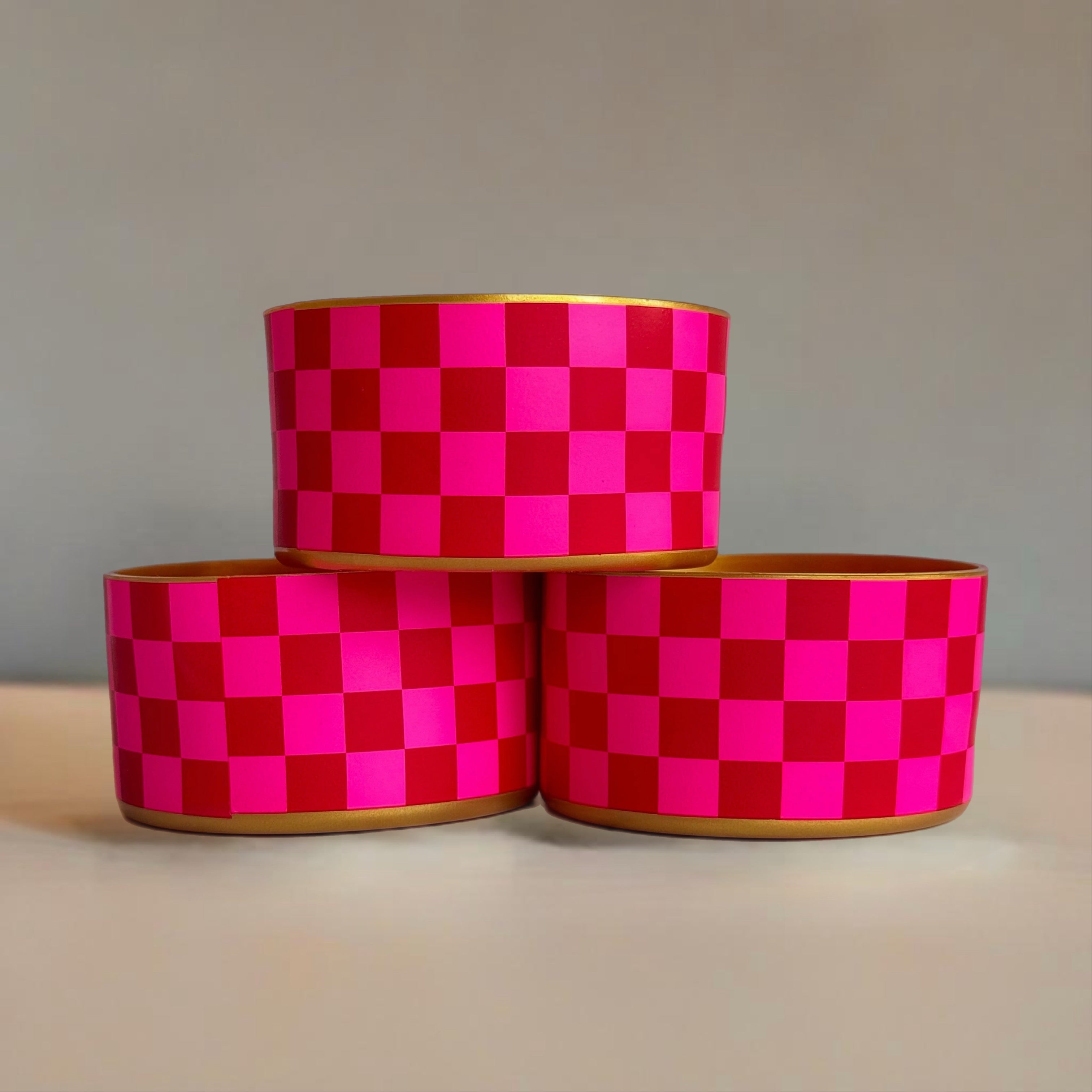 Red & Pink Checkers  Boot