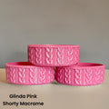 Glinda Pink Shorty Macrame  Boot