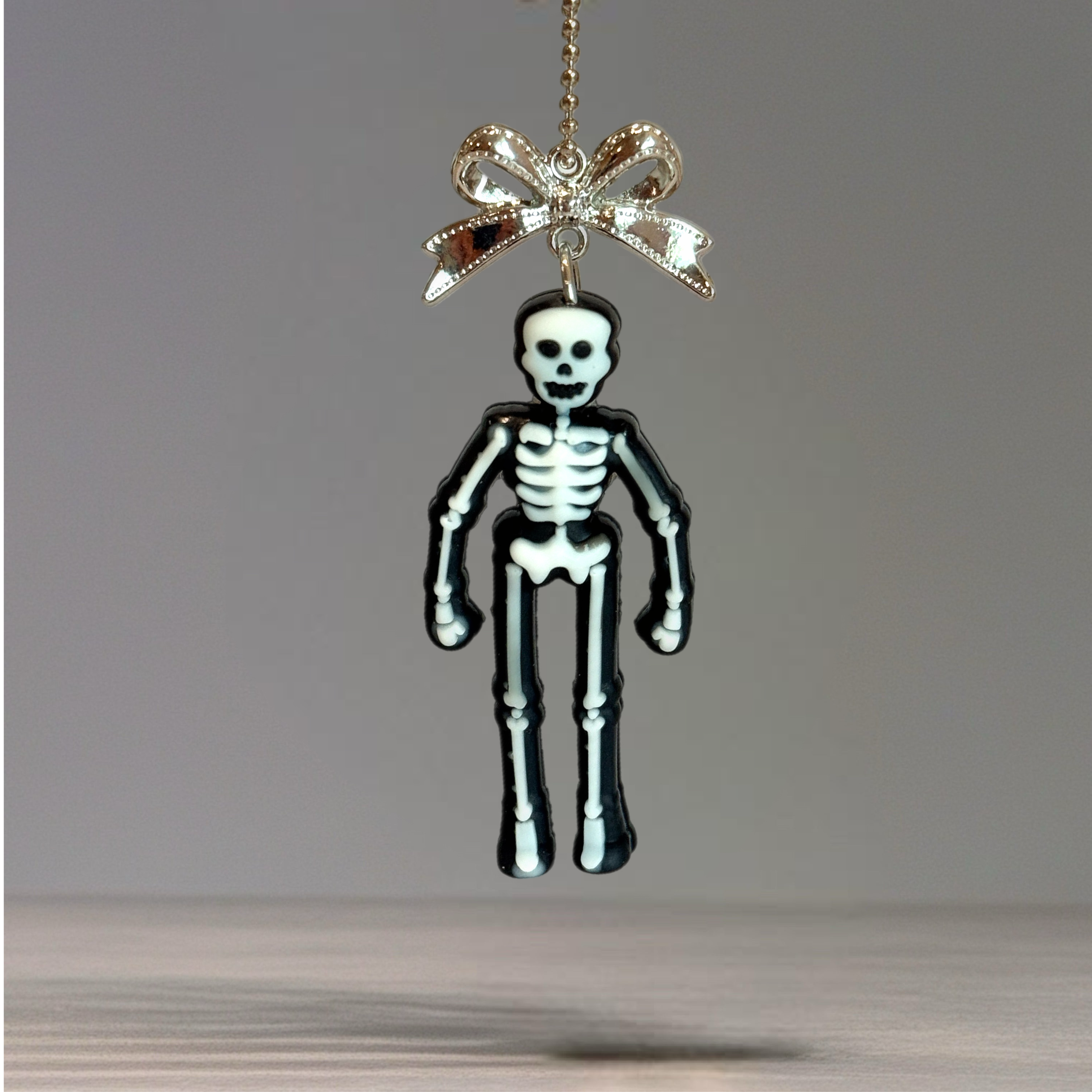 Glow in the Dark Cute Skeleton Charm - Tumbler Handle Charm