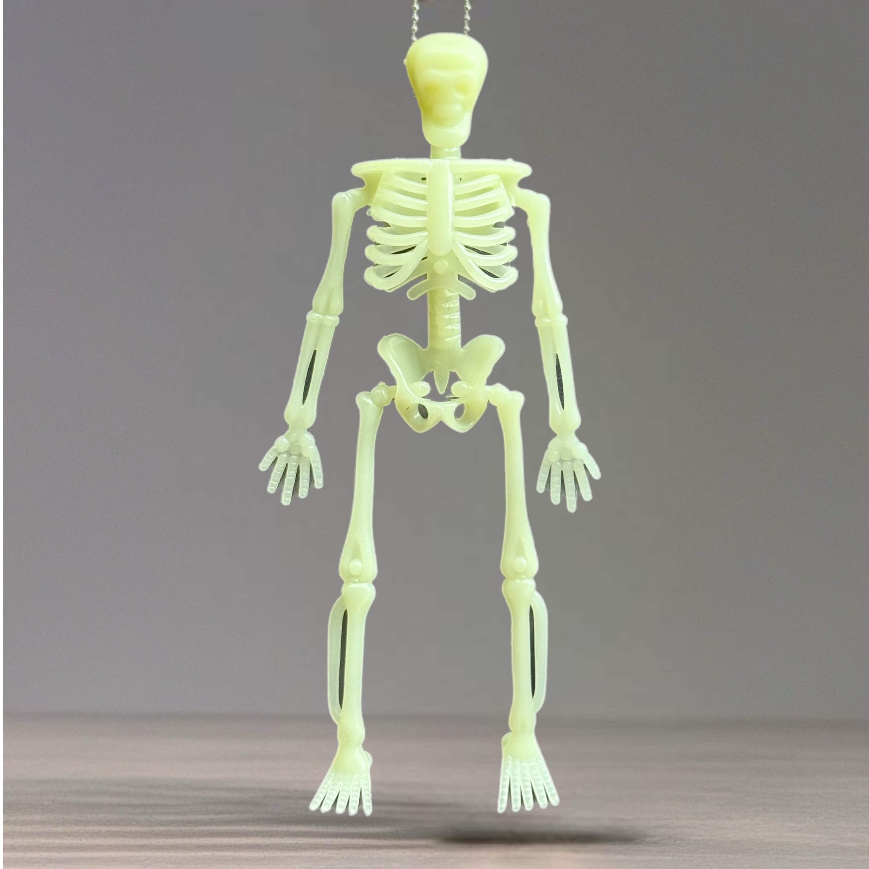 6” Glow in the Dark Skeleton Charm - Tumbler Handle Charm