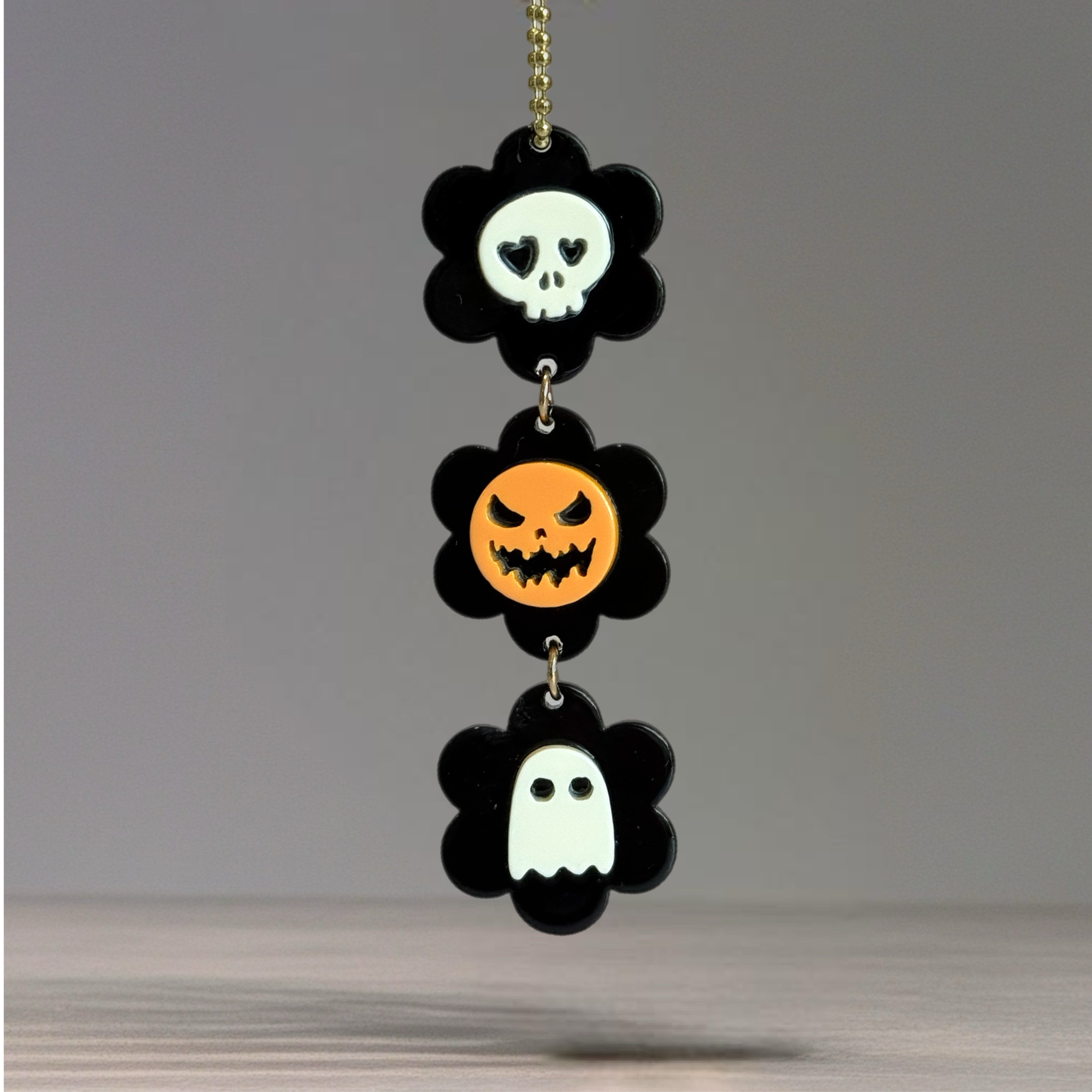 Spooky Blooms Charm - Tumbler Handle Charm