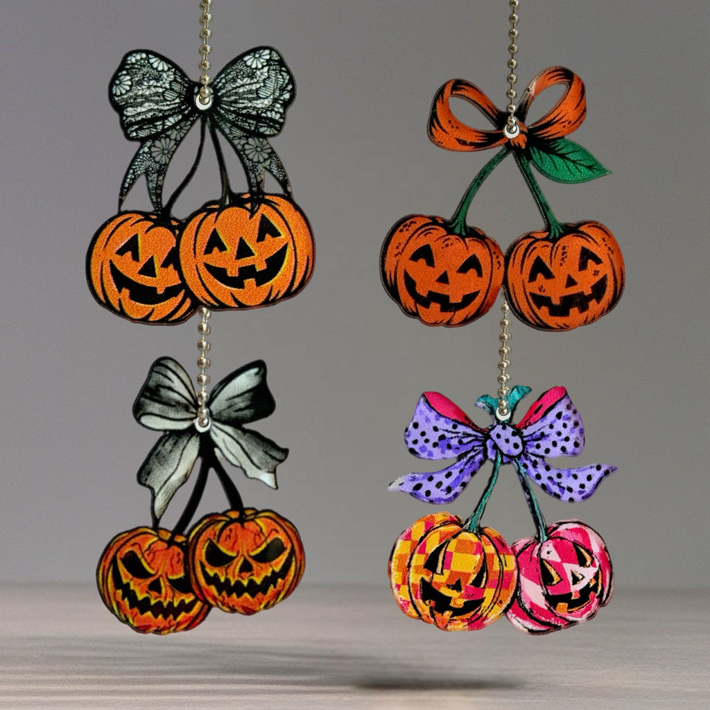 Jack O Lantern Charm - Tumbler Handle Charm