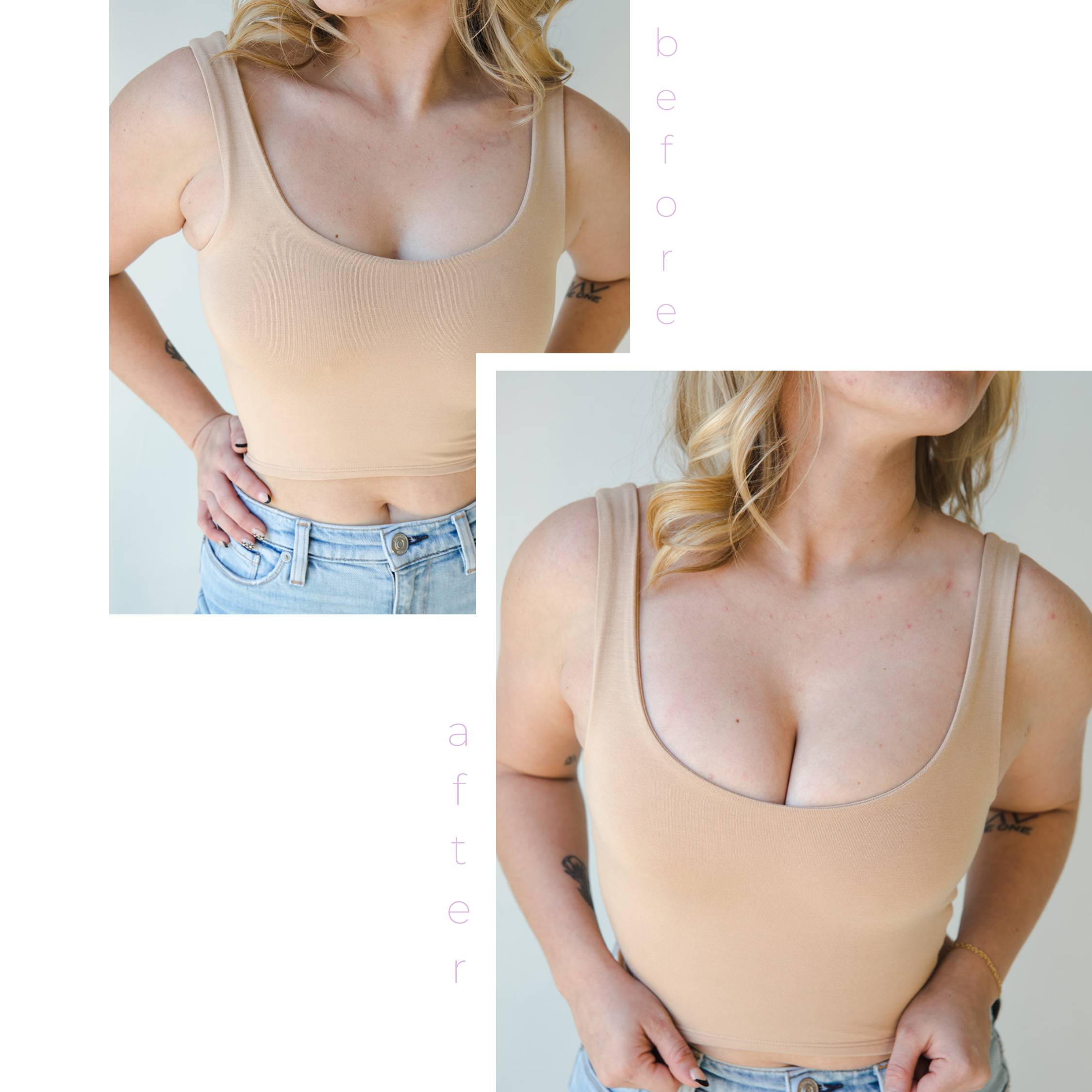 Seamless Stick-On Bra in MEDIUM TINT