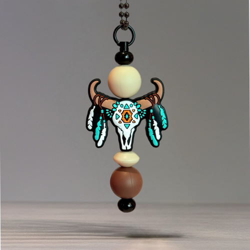 Aztec Skull Handle Bracelet - Tumbler Handle Charm