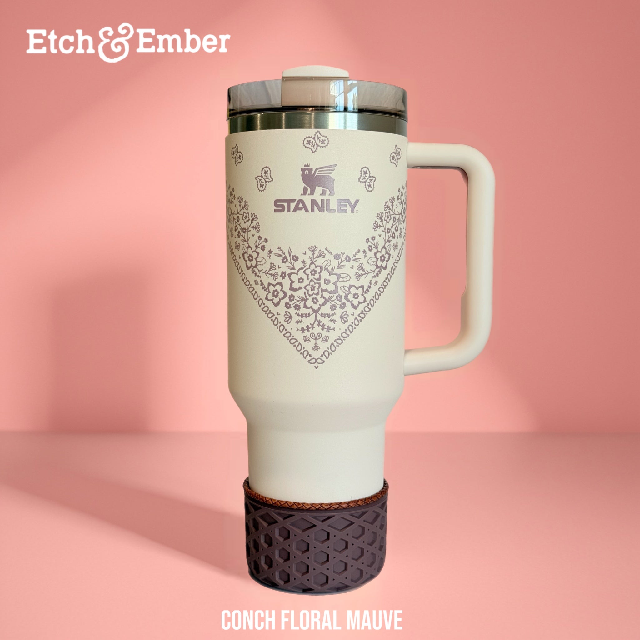 Stanley Cup Boot – Conch Floral Mauve Waffle Boots™