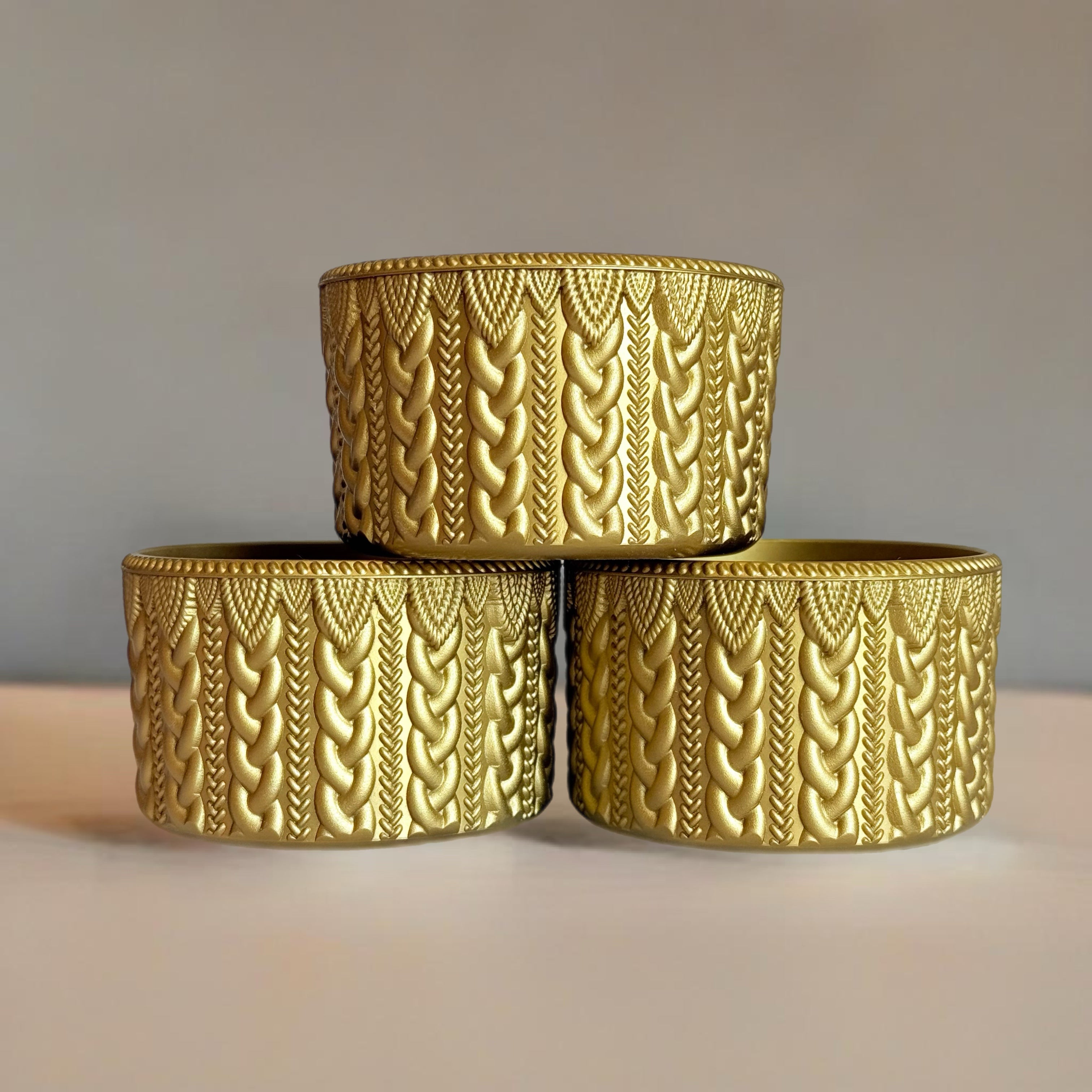 Gold Metallic MACRAME  Boot
