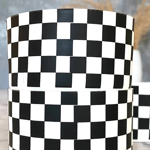 BLACK & WHITE Checkers Silicone Boot fits OWALA 40oz